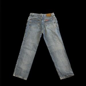 Vintage Polo Jeans Co Ralph Lauren Light Blue Denim Saturday Jean Size 8x29